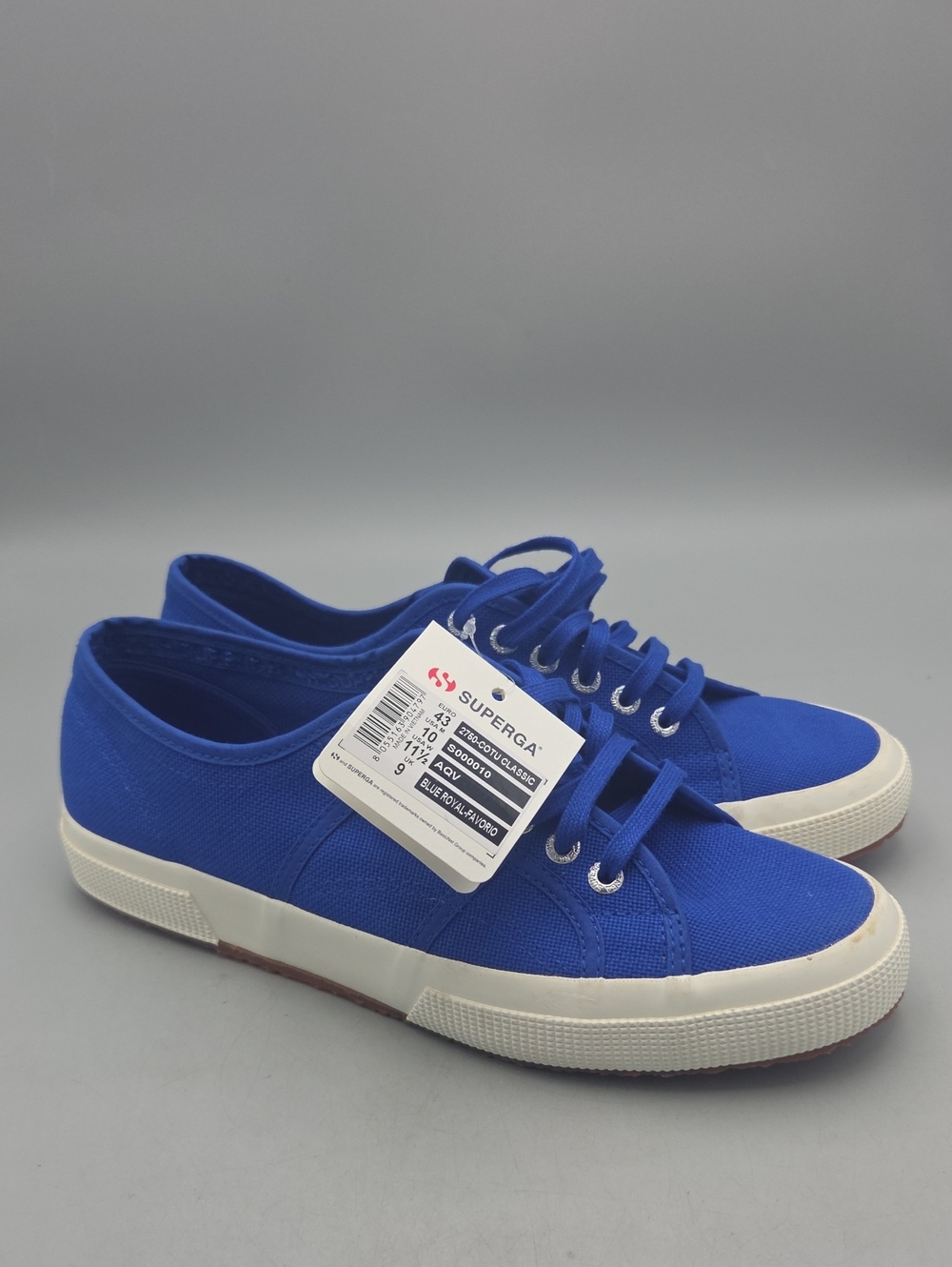 Superga Cotu Classic Royal Blue Men's 10 Sneakers